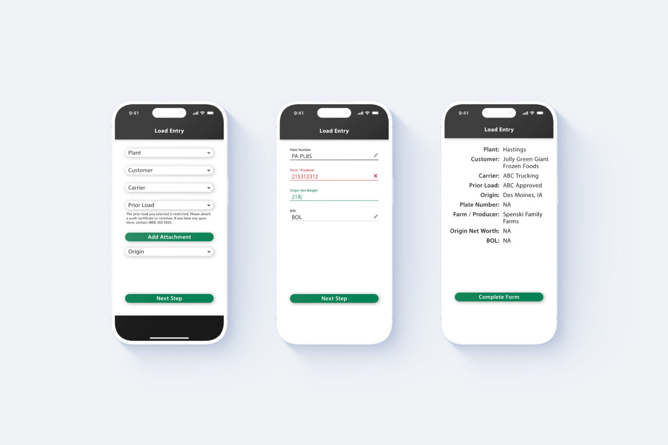 Additional screens for the AGP Fast Lane App
